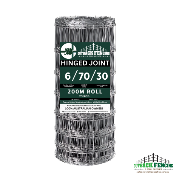 Hinged Joint 6/70/30 200m roll — nine of these per pallet