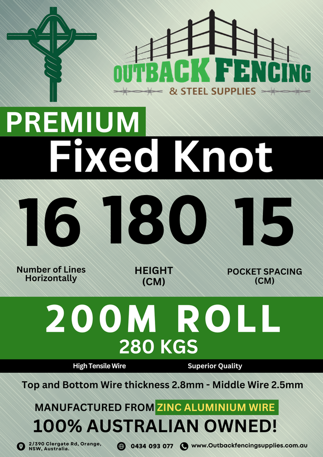 Fixed Knot 16/180/15 – 200m Roll
