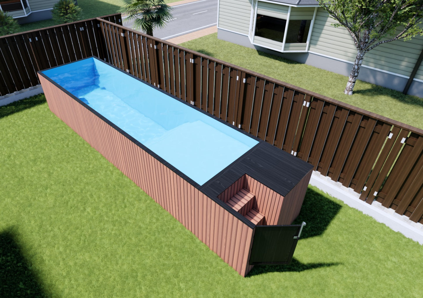 30 Foot Container Pool