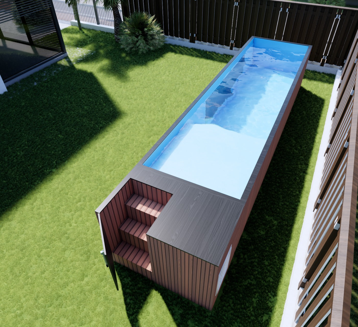 30 Foot Container Pool