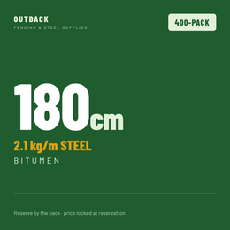 400 × 180cm Bitumen bundle — Available now