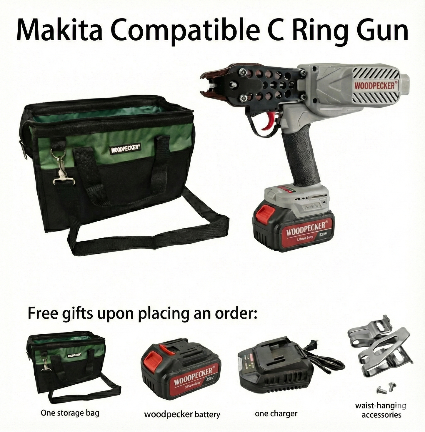 Premium 20V Cordless C Ring Gun