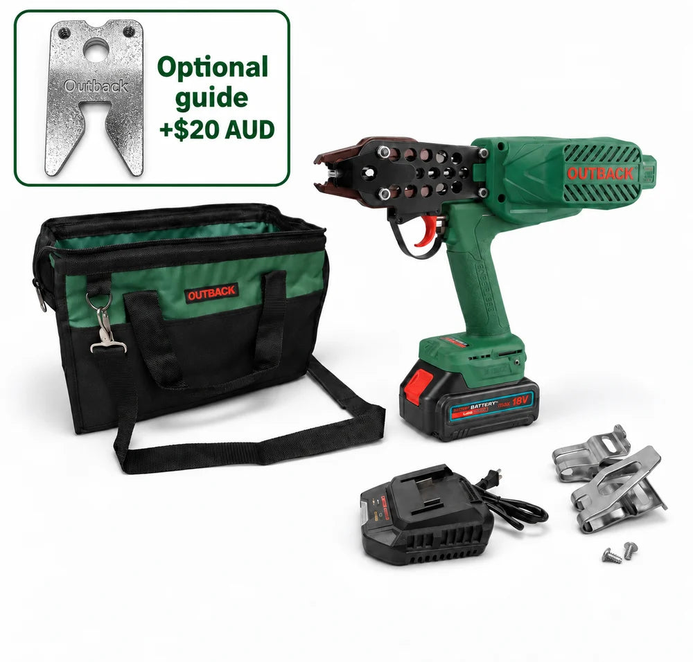Outback 18V Cordless Clipgun — Full Kit